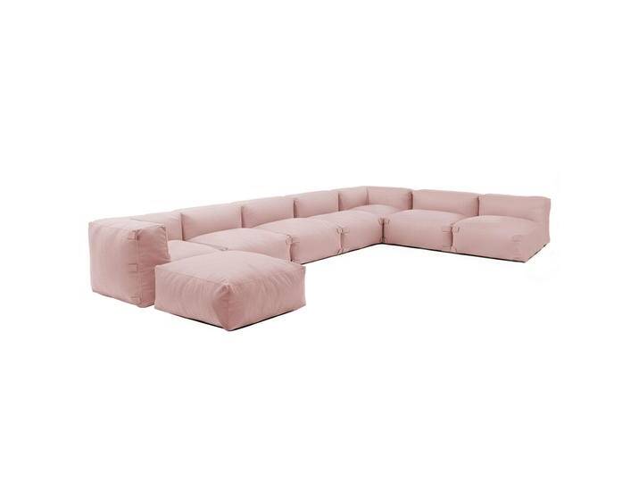 Modulare Gartenmöbel für 8 Personen bestehend aus 5 Sesseln, 2 Ecksesseln und 1 Sitzsack Modulare Gartenmöbel für 8 Personen bestehend aus 5 Sesseln, 2 Ecksesseln und 1 Sitzsack von Oviala