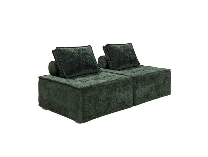 Modulares Sofa 2-Sitzer aus Stoff mit Kissen Modulares Sofa 2-Sitzer aus Stoff mit Kissen von Oviala