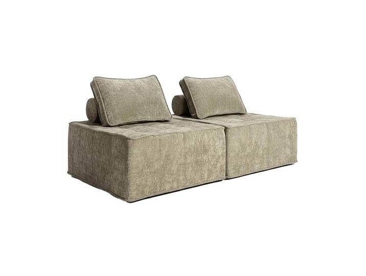 Modulares Sofa 2-Sitzer aus Stoff mit Kissen Modulares Sofa 2-Sitzer aus Stoff mit Kissen von Oviala