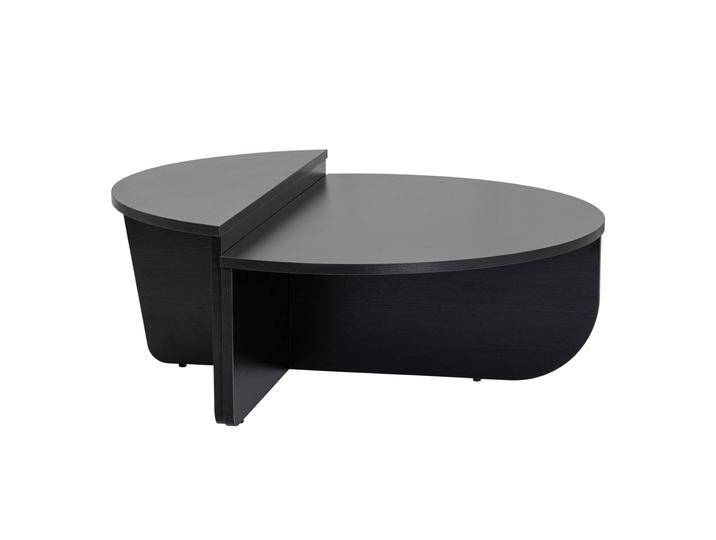 Couchtisch rund, in Holzoptik, Ø90 cm von Oviala