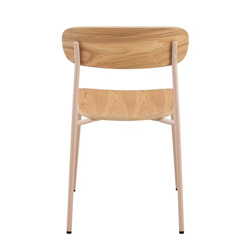 Oviala 2 Hochstühle aus Holz, Rosa von Oviala
