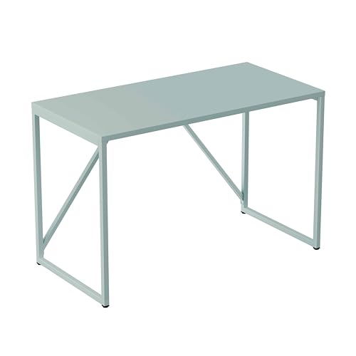 Oviala Moderner Schreibtisch, L120 cm, Metall, Salbeigrün von Oviala