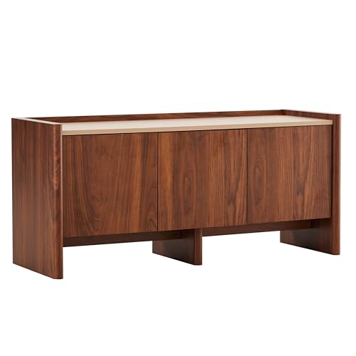 Oviala TV-Schrank, rechteckig, 120 cm lang, dunkles Holz von Oviala
