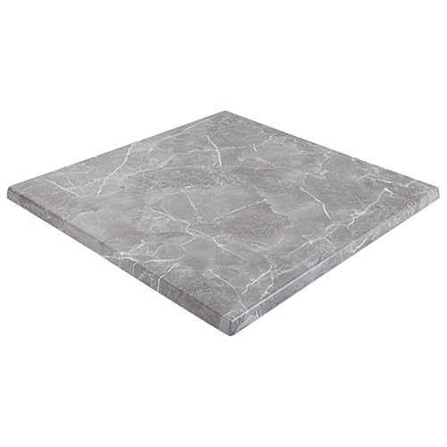 Oviala Tischplatte quadratisch Laminat 60 x 60 cm Marmor grau Haussmann Oviala Tischplatte quadratisch Laminat 60 x 60 cm Marmor grau Haussmann von Oviala