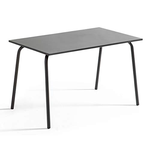 Palavas Gartentisch, rechteckig, Metall, 120 cm von Oviala