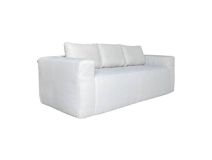 Sofa 3-Sitzer aus geripptem Stoff mit Kissen Sofa 3-Sitzer aus geripptem Stoff mit Kissen von Oviala