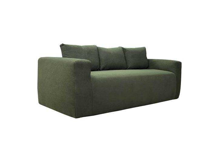 Sofa 3-Sitzer aus geripptem Stoff mit Kissen Sofa 3-Sitzer aus geripptem Stoff mit Kissen von Oviala