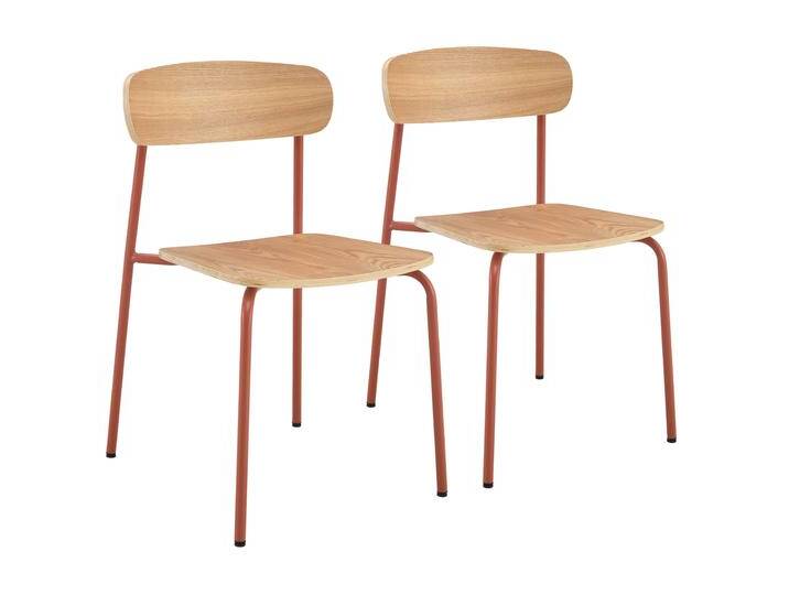 Stühle aus Holz und Metall - 2er-Set Stühle aus Holz und Metall - 2er-Set von Oviala