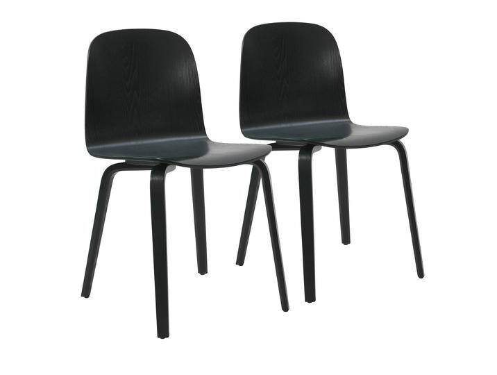 Stühle aus natürlichem Eichensperrholz FSC® - 2er-Set von Oviala