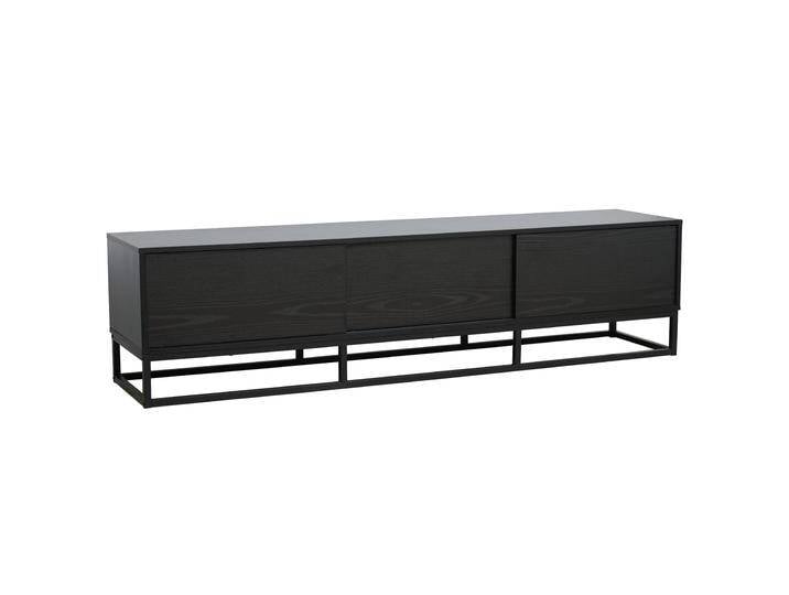 TV-Möbel schwarz 180 cm Holzoptik moderne TV-Möbel schwarz 180 cm Holzoptik moderne von Oviala