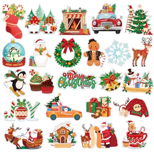 Ovveroche Kühlschrankmagnete, Weihnachtsdekoration, große Magnete, dekorative Weihnachtstür, magnetische Aufkleber, Weihnachtsmann, Zwerg, Baum, Lebkuchen, Garagentor, Briefkasten, Dekoration, 24 Ovveroche Kühlschrankmagnete, Weihnachtsdekoration, große Magnete, dekorative Weihnachtstür, magnetische Aufkleber, Weihnachtsmann, Zwerg, Baum, Lebkuchen, Garagentor, Briefkasten, Dekoration, 24 von Ovveroche