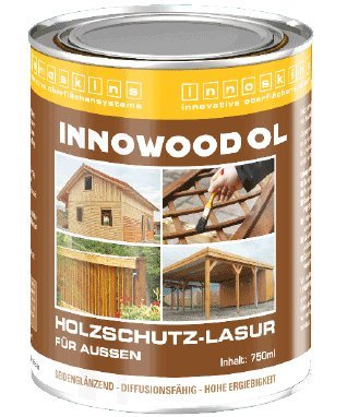 Owatrol-INNOWOOD OL-Universal-Holzlasur-Natur-Gebindegrösse 0,75 Liter von Owatrol