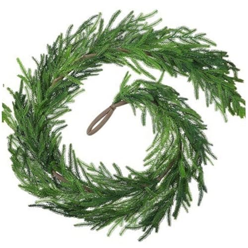 Weihnachtsgirlande, 5, 9 Fuß echte Berührung Norfolk Kieferngirland Weihnachtsgirlande, 5, 9 Fuß echte Berührung Norfolk Kieferngirland von Owddddtnxc