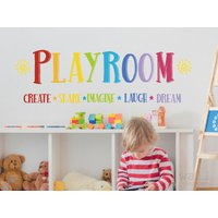Inspirierende Zitate Wandtattoo, Kinderzimmer Spielzimmer Aufkleber, Dekoration, Tür Dekor, Wanddekor von OwenWallArt