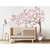 Wandtattoo Kirschbaum, Kirschblütenbaum Wandtattoo, Baum Wandkunst, Wanddekor, Kinderzimmer Wand Vinyl Wanddekor von OwenWallArt