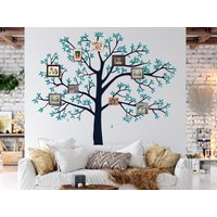 stammbaum Wandtattoo, Fotorahmen Großer Baum Wandkunst, Dekor, Kinderzimmer Wand Vinyl Wanddekor von OwenWallArt