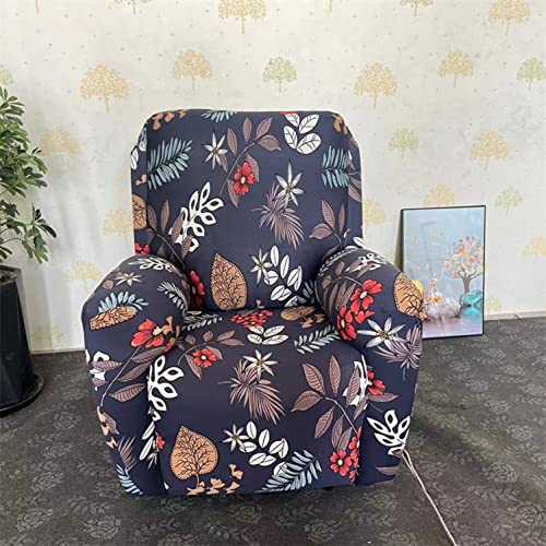 OwkHome 4-teiliges Relaxsessel-Schonbezug-Set Mit Elastischem Design, Waschbarer Möbelschutzbezug for Sofasessel(A) von OwkHome