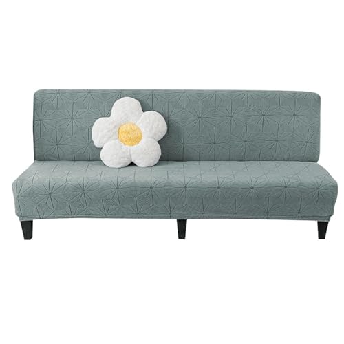 OwkHome Abnehmbarer Futon-Schonbezug Aus Stretch – Waschbarer Universalbezug for Schlafsofas(Green 1,Medium) von OwkHome
