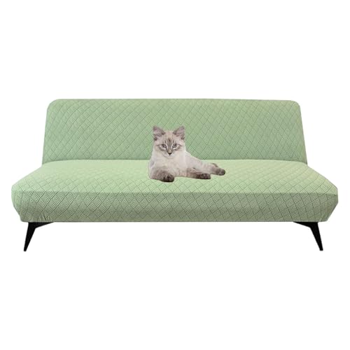 OwkHome Abnehmbarer Stretch-Futon-Schonbezug – Waschbarer Universalbezug for Standard-Sofas(Green,Medium) von OwkHome