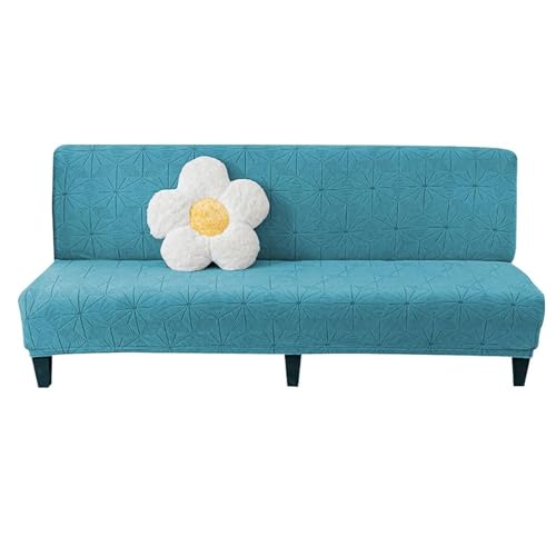 OwkHome Abriebfester Stretch-Futonbezug - Universeller Abnehmbarer Schonbezug for Schlafsofas(Green,S) von OwkHome