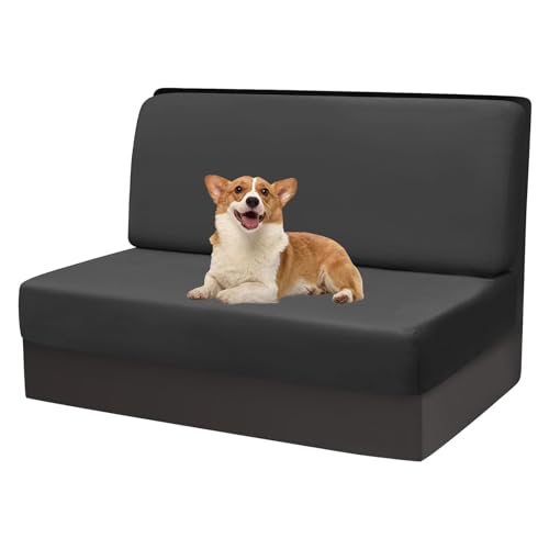 OwkHome Bedruckter Schonbezug for Chaiselongue Mit Elastischem Rand, Liegestuhlbezug for Innenmöbel(Black,Set of 1) von OwkHome