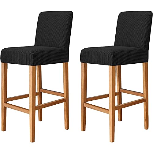OwkHome Dehnbare Barhocker-Bezüge, 2er-Set – Universelle, Abnehmbare Schonbezüge for Zuhause Und Veranstaltungen(N) von OwkHome