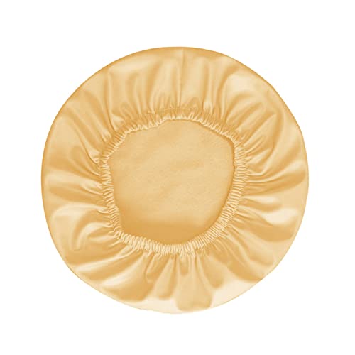 OwkHome Elastische, Waschbare Barhocker-Bezüge, Staubdichte Schonbezüge, 2er-Set for Küche, Esszimmer, Café(Yellow) von OwkHome