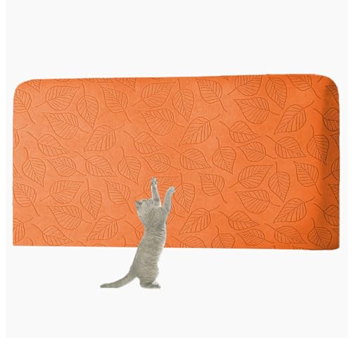 OwkHome Elastischer Kopfteilbezug, Kratzfester Bezug for Schutz des Bettrahmens(Orange,150cm(59in)) von OwkHome