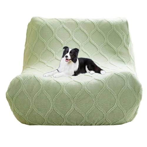 OwkHome Elastischer Möbelbezug for Lazy Sofas Und Sitzsäcke, Waschbarer Schonbezug for Den Innenbereich(Green) von OwkHome