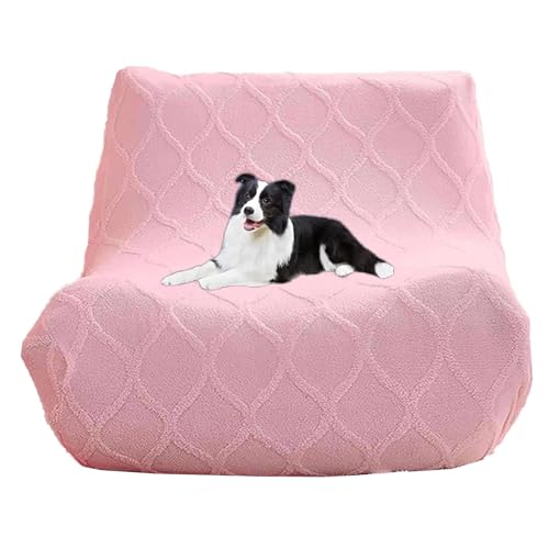 OwkHome Elastischer Möbelbezug for Lazy Sofas Und Sitzsäcke, Waschbarer Schonbezug for Den Innenbereich(Pink) von OwkHome