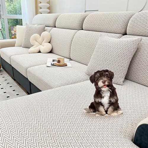 OwkHome Elastischer Sofabezug for Ecksofas, Waschbarer Sofaschutz In L-Form(C,Headrest Cover) von OwkHome