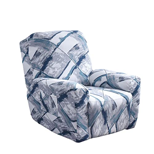 OwkHome Gemustertes Relaxsessel-Bezugsset Mit Seitentaschen Und Sicherem Kantendesign(D) von OwkHome