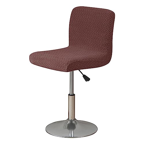 OwkHome Jacquard-Barhocker-Bezugsset Mit Rutschfester, Elastischer Rückenlehne, Weiche Sitzbezüge for Hockerstühle – 2er/4er/6er-Pack(Coffee,Set of 6) von OwkHome