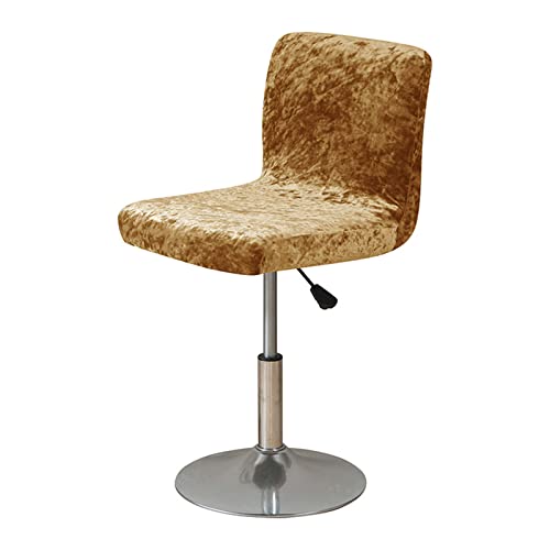 OwkHome Luxuriöse Barhocker-Bezüge Aus Samt, Waschbar, 2er-Set for Die Küche Und Heimdekoration(Gold) von OwkHome