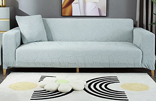 OwkHome Rutschfester Jacquard-Sofabezug, Hochelastischer Universeller Möbelschutz for Sofas(Green-1,3 Seater(190-230cm)) von OwkHome