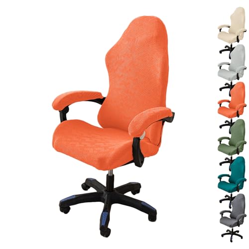OwkHome Schonbezüge for Ohrensessel, 2er-Pack, Dehnbar, Waschbar(Orange 1pcs) von OwkHome