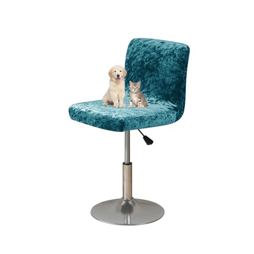 OwkHome Sitzbezüge for Barhocker Mit Rückenlehne Und Elastischer Unterseite for Sicheren Sitz(Blue,6 PCS) von OwkHome