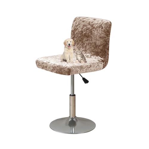 OwkHome Sitzbezüge for Barhocker Mit Rückenlehne Und Elastischer Unterseite for Sicheren Sitz(Gold,2 PCS) von OwkHome