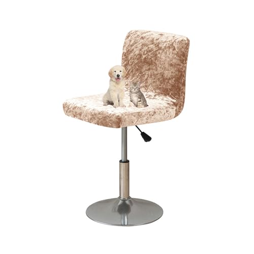 OwkHome Sitzbezüge for Barhocker Mit Rückenlehne Und Elastischer Unterseite for Sicheren Sitz(Gold 2,6 PCS) von OwkHome