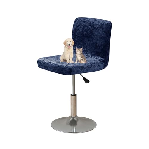 OwkHome Sitzbezüge for Barhocker Mit Rückenlehne Und Elastischer Unterseite for Sicheren Sitz(Navy,6 PCS) von OwkHome