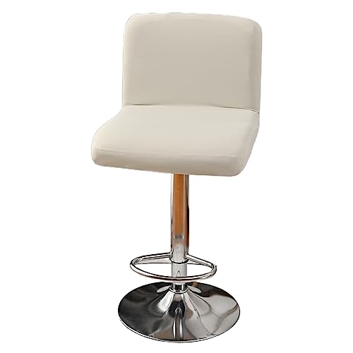 OwkHome Stretch-Barhocker-Schonbezüge Mit Rückenlehne – Multipack Elastische Bezüge for Drehstühle(Beige,Set of 6) von OwkHome