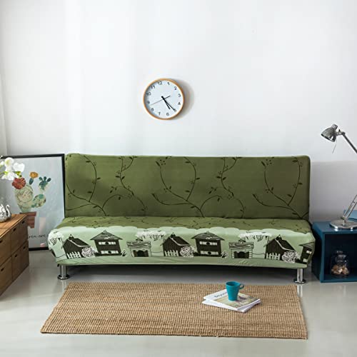 OwkHome Stretch-Futon-Schonbezug, Waschbar, Elastischer Möbelschutz for Schlafsofas(17) von OwkHome