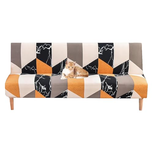 OwkHome Stretch-Futon-Schonbezug for Armloses Schlafsofa Mit Elastischer Unterseite, Faltbarer Couchbezug for Wohnzimmer Und Schlafzimmer(10,Medium) von OwkHome