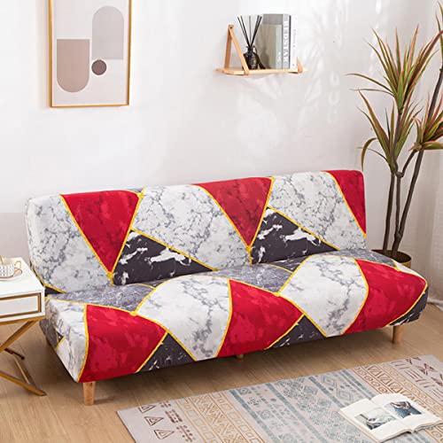 OwkHome Stretch-Futon-Schonbezug for Faltbares Schlafsofa, Elastischer Möbelschutz Mit Rutschfester Unterseite(3,185-210cm) von OwkHome