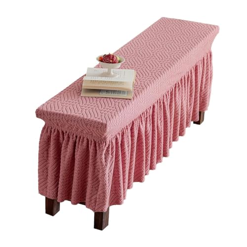 OwkHome Stretch-Jacquard-Bank-Schonbezug, Abnehmbar, Waschbar, Rechteckiger Sitzschutz(Pink,XS) von OwkHome