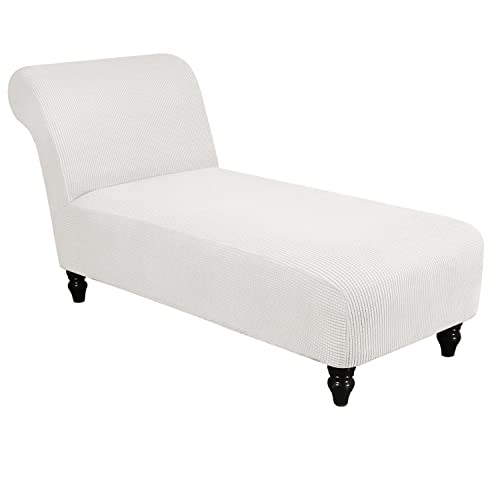 OwkHome Stretch-Jacquard-Chaiselongue-Set, Maschinenwaschbarer Möbelschutzbezug for Das Wohnzimmer(E) von OwkHome
