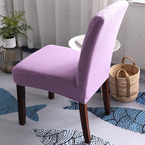 OwkHome Stretch-Jacquard-Esszimmerstuhl-Schonbezug, Universeller, Abnehmbarer Sitzschutz(H,Set of 4) von OwkHome