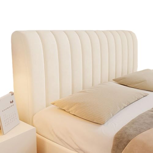 OwkHome Stretch-Kopfteilbezug – Dekorativer, Waschbarer Bezug for Queensize- Und Kingsize-Betten(Beige,150cm(59in)) von OwkHome