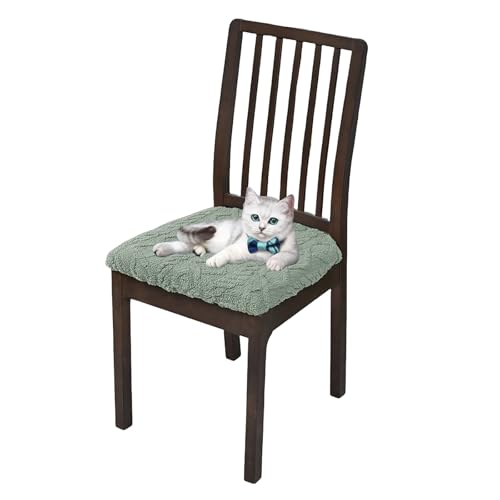 OwkHome Stretch-Set Mit Abnehmbaren Stuhlbezügen for Esszimmerstühle, Waschbare Schonbezüge for Den Sitzschutz(Pink,4 Piece) von OwkHome