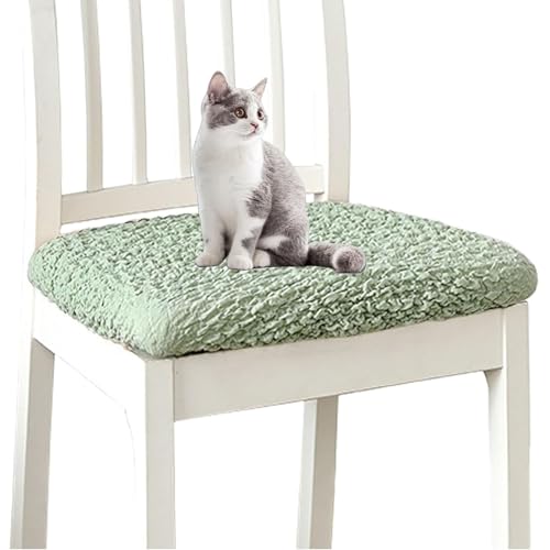 OwkHome Stretch-Sitzbezüge for Esszimmerstühle, Elastischer Stuhlschutz for Die Küche, 4er-Pack(Green,2 Pack) von OwkHome